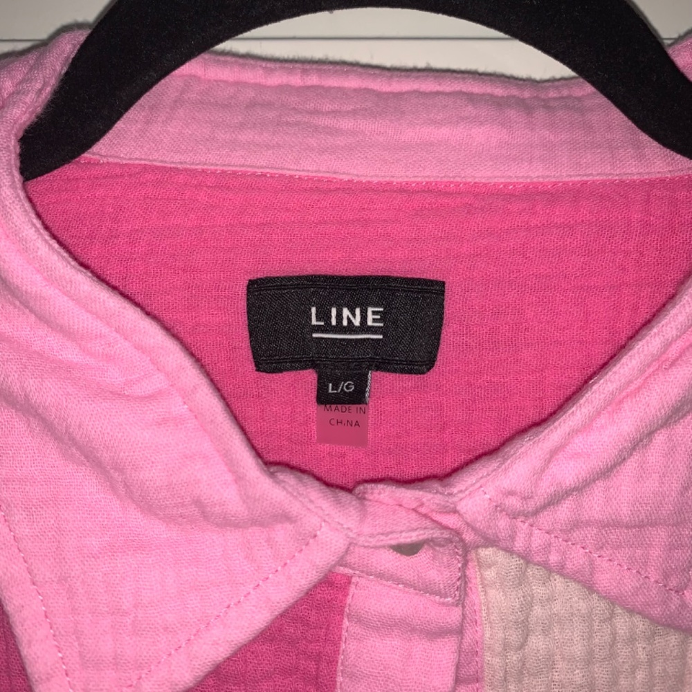 RAILS - Pink Colour Block shirt - L - Picture 4 of 4